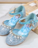  Girls Highheeled Sandals  Summer New Childrens Princess Shoes Large S