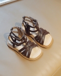حذاء روماني للأطفال بمقدمة مفتوحة 2022 بسيط ومتعدد الاستخدامات من Zippe