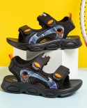  2022 Kids Fashion Mesh Sports Sandals For Boys Non Slip Summer New Bri