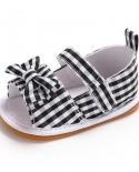 baby girl sandals shoes stripe gingham bowknot rubber soft anti slip s