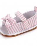 baby girl sandals shoes stripe gingham bowknot rubber soft anti slip s