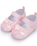 أحذية أطفال أحذية طفلة Bowknot فيلكرو دانتيل ناعم غير قابل للانزلاق Multicolo