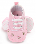 נעלי תינוקת ילדה פעוטה רקמת פרח תחרה כותנה תחתית prewalker נעלי תינוק שזה עתה נולד תינוק הליכון ראשון חינם