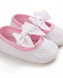 נעלי תינוקת ילדה פעוטה רקמת פרח תחרה כותנה תחתית prewalker נעלי תינוק שזה עתה נולד תינוק הליכון ראשון חינם