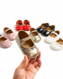  Baby Shoes Baby Girl Shoes Rivet Dress Shoes Rubber Sole Non Slip Firs