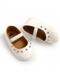 נעלי תינוק נעלי ילדה נעלי שמלת ניטים נעלי גומי סוליית ללא החלקה הליכונים ראשונים יילוד פעוט 0 שנתיים עריסה sh