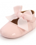 נעלי תינוק שזה עתה נולד נעלי תינוק ילדה ילדה סוליית גומי קשת קלאסית נגד החלקה נעלי שמלת pu first walker פעוט cri