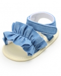  Infant Baby Girl Sandals Princess Dot Flats Soft Anti Slip Cotton Sole
