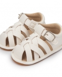קיץ סנדלי תינוק ילד נעלי ילדה שטוחות נגד החלקה סוליית גומי רכה נעלי תינוק חומות 7 צבעים ראשונים הליכונים חוף חיצוני