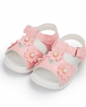 wummer תינוקת סנדלי תינוק נעלי סקוטש עור עקב שטוח פרחים נגד החלקה גומי רך יילודים ראשונים הולכים תינוק