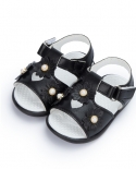 Wummer Baby Girl Sandals Baby Shoes Velcro Leather Flat Heel  Flowers 