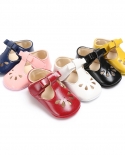 נעלי תינוקות תינוקות ורודות קשת נושמת סוליית גומי pu ללא החלקה יילוד פעוט ראשון נעלי תינוק תינוק נעלי ילדה cri