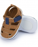 נעלי ילדה חדשה לתינוק סנדלים קנבס קנבס סוליית גומי נגד החלקה לפעוט יילוד ראשון נעלי עריסה 10קול