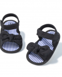  Summer New Baby Girl Sandals Multicolor Velcro Bowknot Tassel Anti Sli