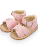 נעלי תינוקות חדשות לתינוק נעלי ילדה נעלי ילדה דירות קיץ סנדל פרח סוליית גומי רכה נעלי עריסה נגד החלקה תחילה