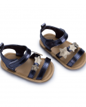  New Baby Girl Shoes Girl Sandals Summer Flats Pu Flash Star Rubber Sol