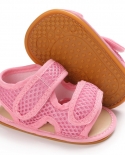 جديد الصيف صنادل أطفال الرضع بوي فتاة أحذية عدم الانزلاق المطاط الوحيد صافي