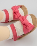 סנדלי קיץ לתינוקות קיץ חמודים נעלי בנות תינוקות פעוטות סוליית קיץ שטוחה סוליית קיץ נעלי החלקה נעלי עריסה