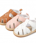أحذية أطفال رضع صنادل أطفال أولادي بناتي فيلكرو مطاط أسفل الأطفال حديثي الولادة مانع للانزلاق