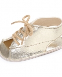 uni baby sandals lace up newborn infant boy girl first walker pu leath