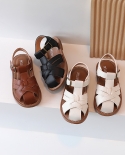  2022 Breathable Kids Simple  Boy Sandals2022 Weave Children Fashion Ve