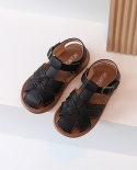  2022 Breathable Kids Simple  Boy Sandals2022 Weave Children Fashion Ve