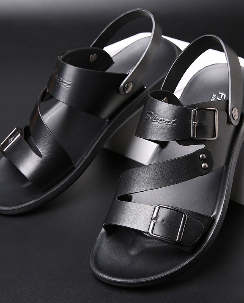 New Casual Comfortable Barefoot Sandals Men Pentoufle Homme Adult Men 
