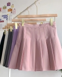  2022 New Black Skirt Female Summer High Waist Gothic Anti Glare A Line