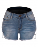 2022 new summer casual stretch jeans shorts women pocket hot pants   s