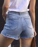 2022 womens shorts summer casual fashion vintage high stretch waist e