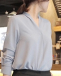  2022 Spring Fashion Women Shirts Casual Loose Long Sleeve Solid Color 