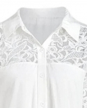  Spring 2022 Casual Office Ladies Blouse Single Breasted All Match Eleg