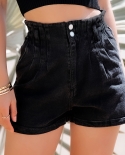 womens shorts summer fashion casual high waist shorts new skinny stre