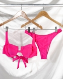  Zrtak 2022 Cup Bikinis Push Up High Cut Swimwear Women Bath Suit  Stri
