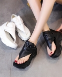  2022 Womens Platform Casual Slippers Summer Platform Wedge Flip Flops