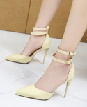  2022 New Fashion All Match Temperament Banquet Party With Heel Shoes F