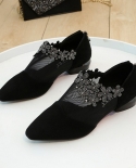  Sandals For Women 2022 Fashion Rhinestone Sandals Women Flowers Low He