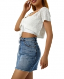  Knitted Crop Top For Womens Fairycore Chic Rib Knit Basic Tank Top Hol