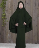 2 יחידות חיגאב שמלת אבאיה מוסלמית שמלת ילדה דובאי חיגאב אבאיה סעודית אר