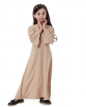 عباية أطفال عربية قفطان دبي فستان طويل إسلامي تركي متين