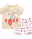 2022 New Kids Toddler Summer Sport Suits T Shirt Short Two Piece Cloth