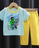 Été Automne Bébés Uni Pyjama Sous-Vêtements Vêtements Tenues Enfants Gi