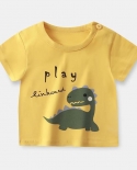 Camisetas de manga corta para niños de verano Tops Ropa para niños Bebés Niños G