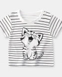Camisetas de manga corta para niños de verano Tops Ropa para niños Bebés Niños G