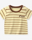 Venta al por mayor Camiseta para bebés Niños Camiseta de manga corta de verano para niños T