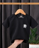  100 Cotton Kids T Shirt Tops Baby Boys Girls Short Sleeve Children So