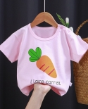 Nuevas camisetas de manga corta de verano para niños 100 ropa de algodón para niños G
