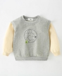 Recién llegado suéter para niños primavera otoño nuevo bebé niñas manga larga
