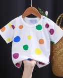 Ropa para niños Verano Nueva llegada Niños Bebé Top Camiseta básica 100