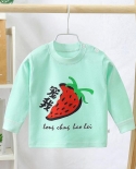  Baby Girls Boys Cotton Fall T Shirts Tops Cotton Toddler Bottoming T S